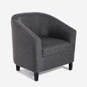 Fauteuil de salon design classique en tissu Cookie Class Réductions