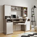 Bureau en bois avec mur équipé et rangement Theodor Promotion