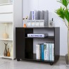 Commode de bureau à roulettes avec étagère et range-documents Wick Vente