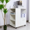Commode de bureau basse étagère porte-documents avec roues Dundee Vente