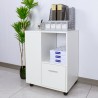 Commode de bureau basse étagère porte-documents avec roues Dundee Offre