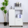 Commode de bureau basse étagère porte-documents avec roues Dundee Remises