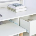 Bureau peu encombrant avec tiroir et plateau coulissant Drums Light Remises