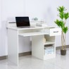 Bureau peu encombrant avec tiroir et plateau coulissant Drums Light Réductions