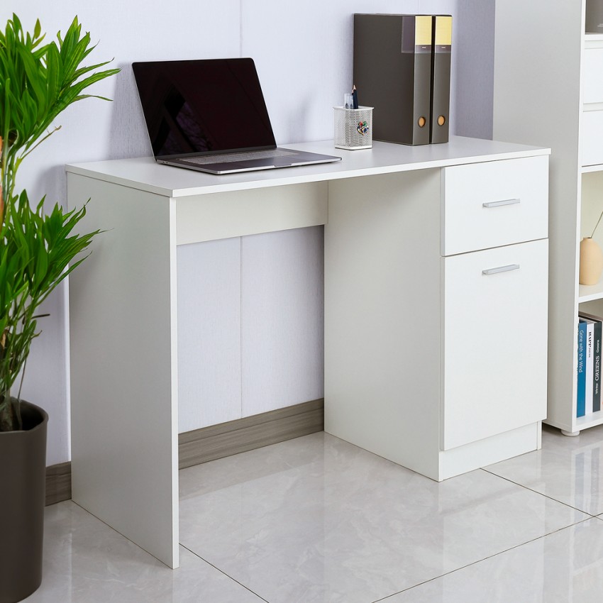 Bureau moderne peu encombrant avec porte tiroir 110x45x77cm Lythes Promotion Bureau moderne peu encombrant avec porte tiroir 110x45x77cm Lythes Promotion