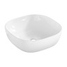Meuble de salle de bain suspendu 80x46cm noir tiroirs lavabo sur pied Adel Black Offre