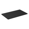 Meuble de salle de bain suspendu 80x46cm noir tiroirs lavabo sur pied Adel Black Réductions
