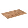 Meuble salle de bain suspendu en bois blanc tiroirs Adel White Réductions