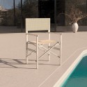 Set van 4 opvouwbare draagbare strandstoelen Regista Gold Kosten
