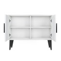 Buffet Salon Blanc Moderne 2 portes Meuble d'entrée Corduiso Prix