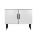Buffet Salon Blanc Moderne 2 portes Meuble d'entrée Corduiso Choix