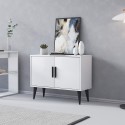 Modern wit woonkamerdressoir en entreemeubel met 2 deuren Corduiso Aanbod