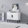 Modern wit woonkamerdressoir en entreemeubel met 2 deuren Corduiso Aanbod