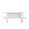 Meuble TV blanc moderne console d'entrée 120x35x55cm Cornelia Offre