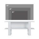 Meuble TV blanc moderne console d'entrée 120x35x55cm Cornelia Catalogue