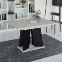 Table salle à manger extensible design moderne 120-160x90cm Mufo K350 Offre