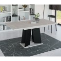 Table salle à manger extensible design moderne 120-160x90cm Mufo K350 Remises