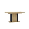 Table de salle à manger extensible en chêne 8 places 140-180x90cm Wood Vente