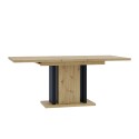 Table de salle à manger extensible en chêne 8 places 140-180x90cm Wood Offre