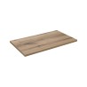 Meuble de salle de bain bois blanc lavabo sur pied effet marbre Fiji Remises