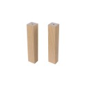Meuble de salle de bain bois blanc lavabo sur pied effet marbre Fiji Choix