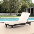 Bain de soleil de jardin mer et plage avec matelas Playa Promotion