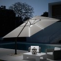 Vierkante tuinparasol Paradise met ledverlichting 3x3 m Verkoop