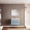 Meuble salle de bains tiroirs lavabo 80cm miroir lumière LED Iris 80  Offre