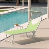 2 stuks professionele aluminium ligbedden Santorini 