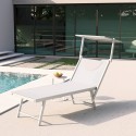 Professionele strandligstoel Italia uit aluminium Verkoop