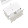 Moderne hangende badkamerkast 80 cm met wastafel en spiegel Easy 80 Model
