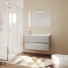 Badkamermeubel 90 cm met wastafel en spiegel met LED-verlichting Easy 90 Verkoop