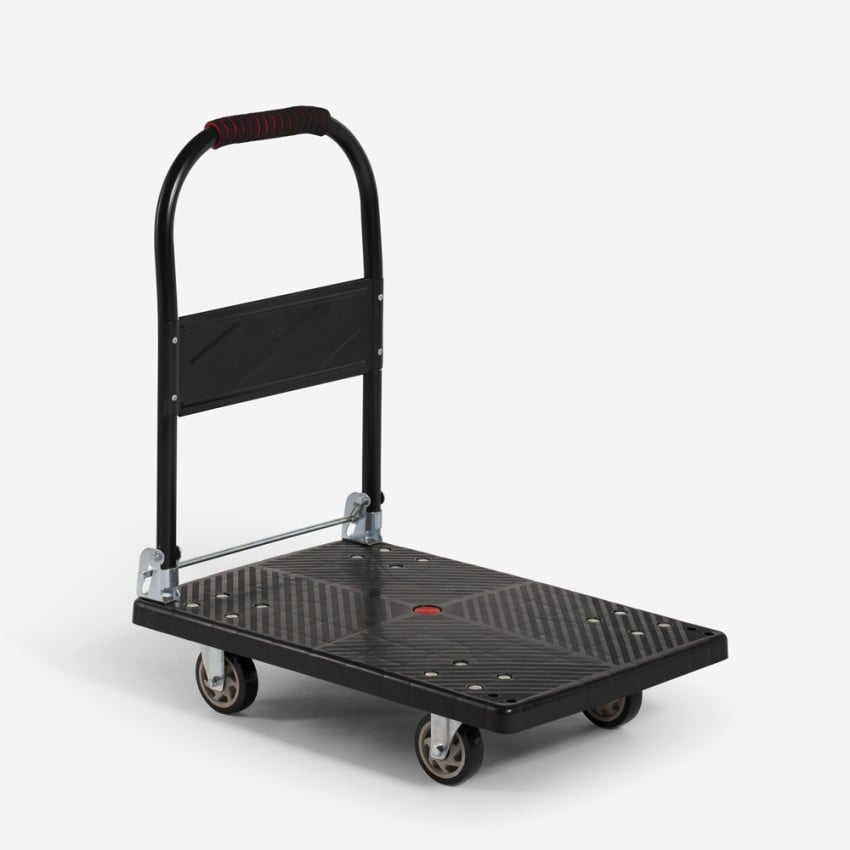 Chariot plateforme pliable transport de colis 200kg 4 roues Kerry Promotion Chariot plateforme pliable transport de colis 200kg 4 roues Kerry Promotion