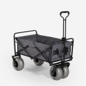 Chariot de plage tout-terrain pliable 4 roues larges pneumatiques Dory Promotion