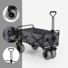 Chariot de plage tout-terrain pliable 4 roues larges pneumatiques Dory Réductions