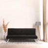 Canapé Convertible 2 places Clic Clac en tissu design moderne Gemma 
