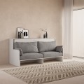 Inklapbaar ruimtebesparend bed met witte sofa en matras Kando Sofà MBF Aanbieding