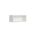 Lit escamotable gain de place horizontal matelas simple blanc Kando C Dimensions