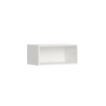 Lit escamotable gain de place horizontal matelas simple blanc Kando C Dimensions