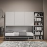 Armoire avec lit escamotable simple horizontal gain de place Kando G Réductions
