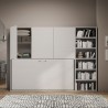 Armoire avec lit escamotable simple horizontal gain de place Kando G Catalogue