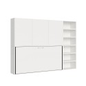 Armoire avec lit escamotable simple horizontal gain de place Kando G Choix