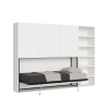 Armoire avec lit escamotable simple horizontal gain de place Kando G Vente
