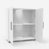 Meuble sous lavabo salle de bain placard deux portes moderne Biston 
