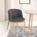 Chaise rembourrée de cuisine fauteuil de salon Lizak Réductions