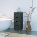 Commode de salle de bain multifonctionnelle moderne à 4 tiroirs Servez Catalogue