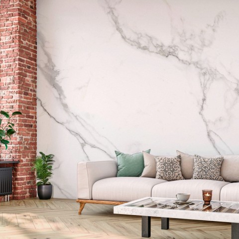 8 x Geluiddempende decoratieve panelen 240x60cm Carrara marmeren effect Aanbieding