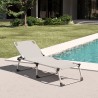 Set van 2 opvouwbare aluminium ligbedden Seychelles Verkoop