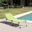 Set van 4 opvouwbare aluminium ligbedden Seychelles 