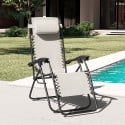 2 opvouwbare tuinstoelen met meerdere standen Emily Zero Gravity Catalogus